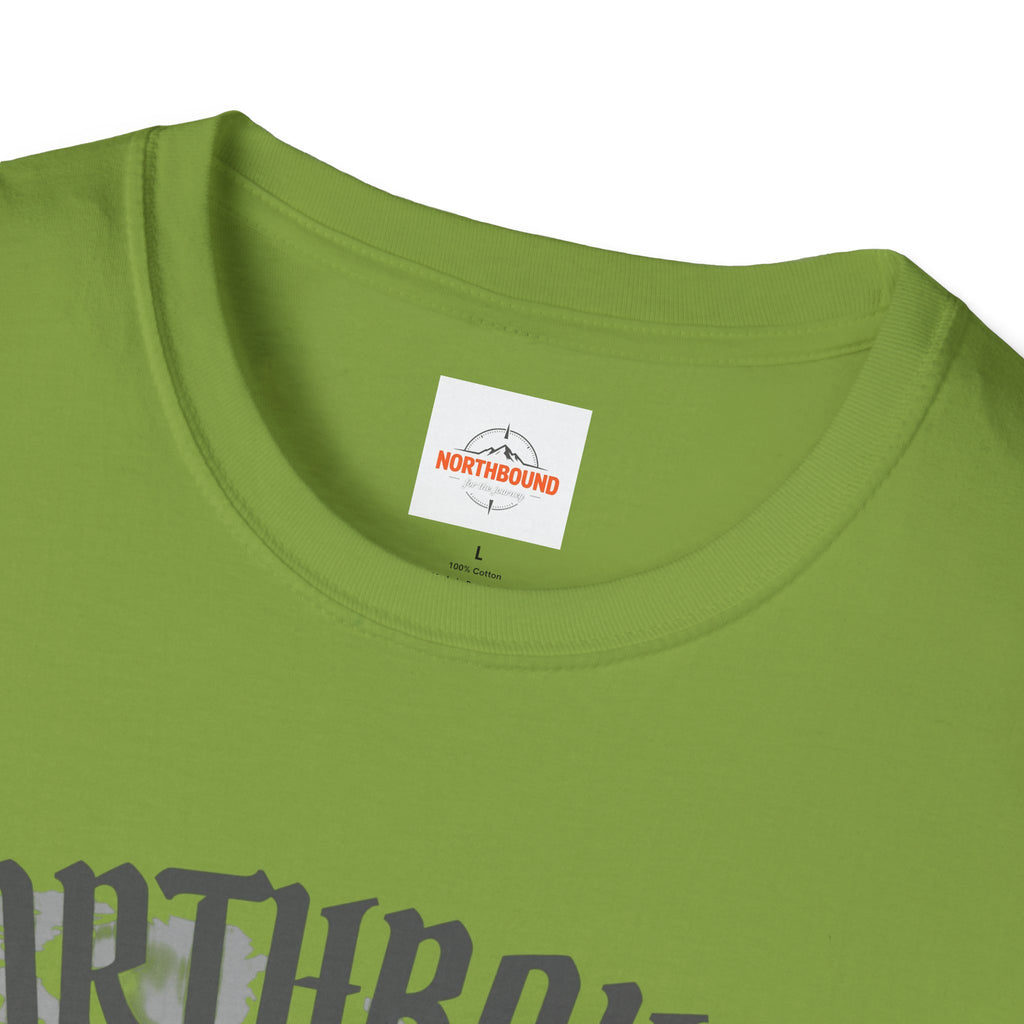 Northbound World Map T-Shirt — "Adventure Knows No Distance" Travel Tee