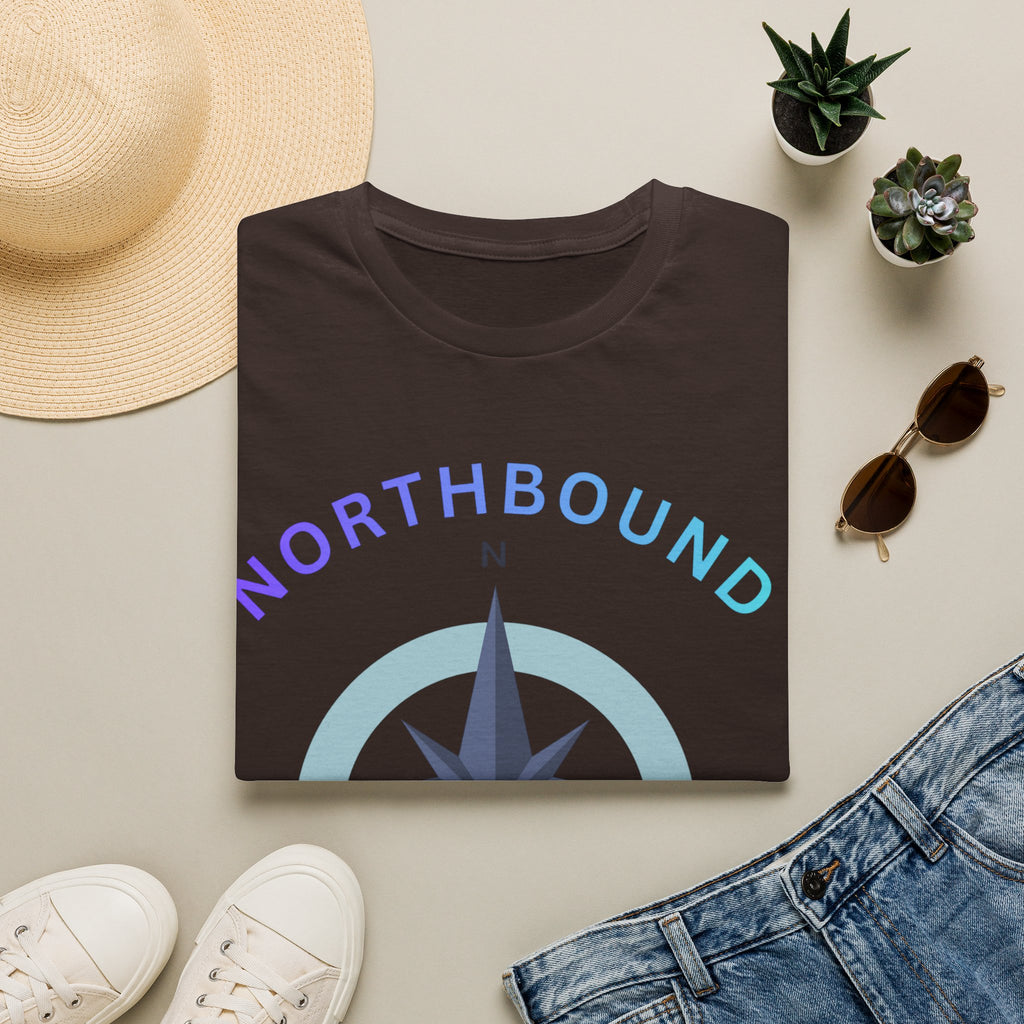 Northbound Compass T‑Shirt — Casual Adventure Graphic Tee