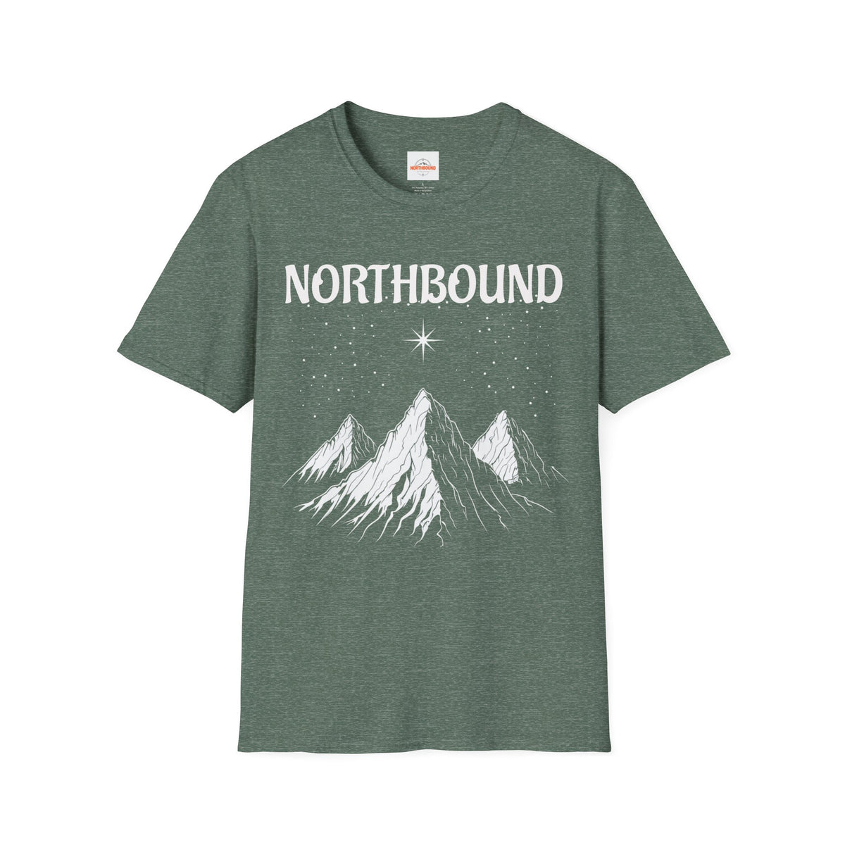 North Star T-Shirt  - Classic Plain Crewneck Tee