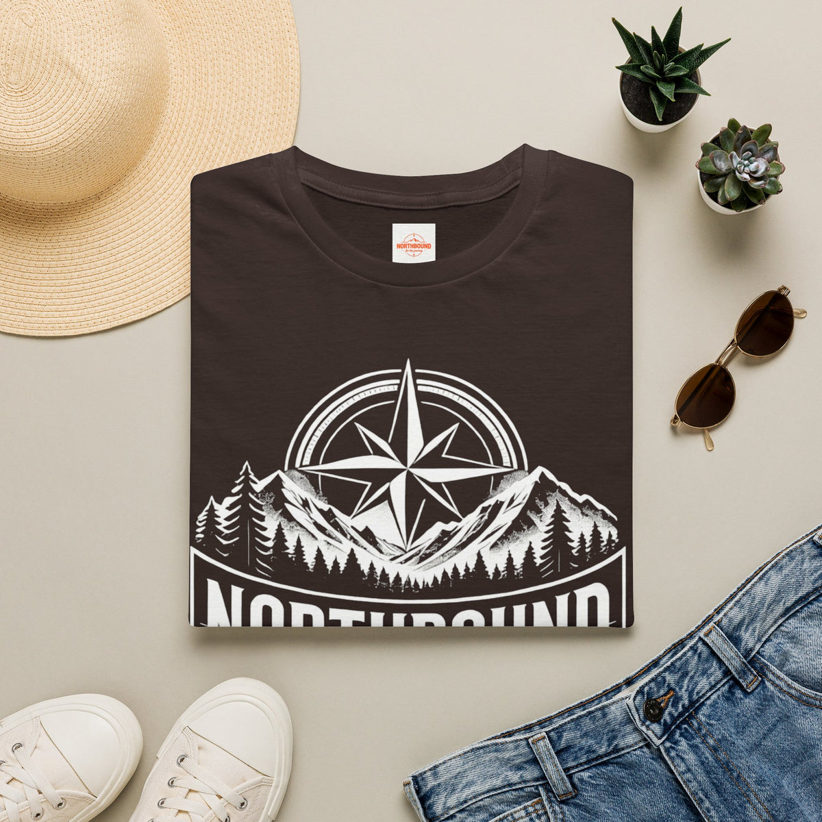 Northbound Graphic T-Shirt — Lightweight Cotton Adventure Tee