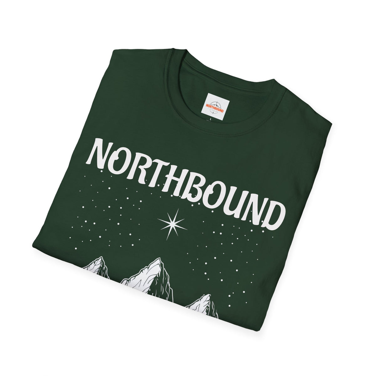 North Star T-Shirt  - Classic Plain Crewneck Tee