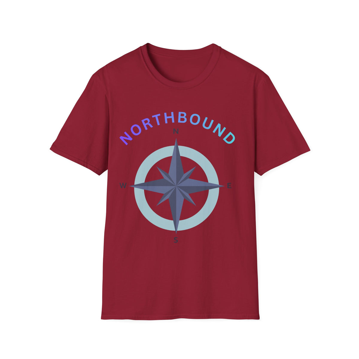 Northbound Compass T‑Shirt — Casual Adventure Graphic Tee