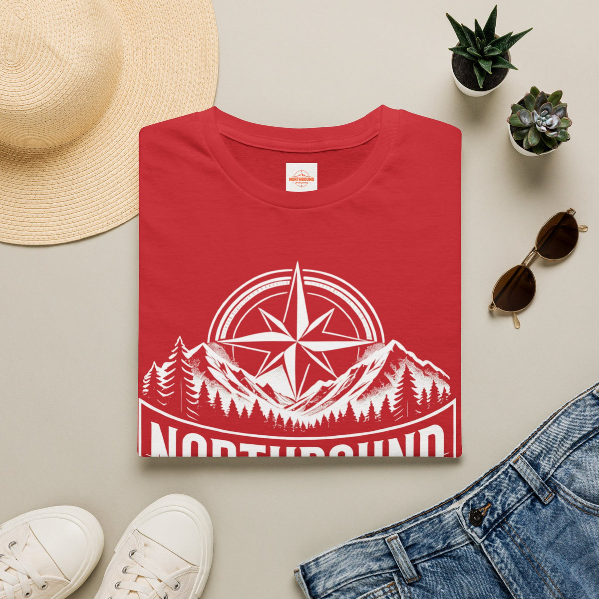 Northbound Graphic T-Shirt — Lightweight Cotton Adventure Tee