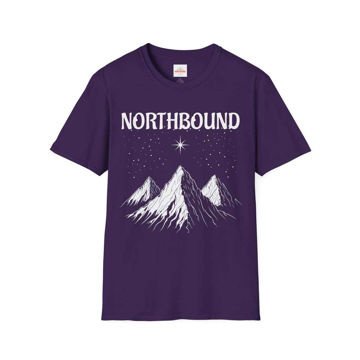 North Star T-Shirt  - Classic Plain Crewneck Tee