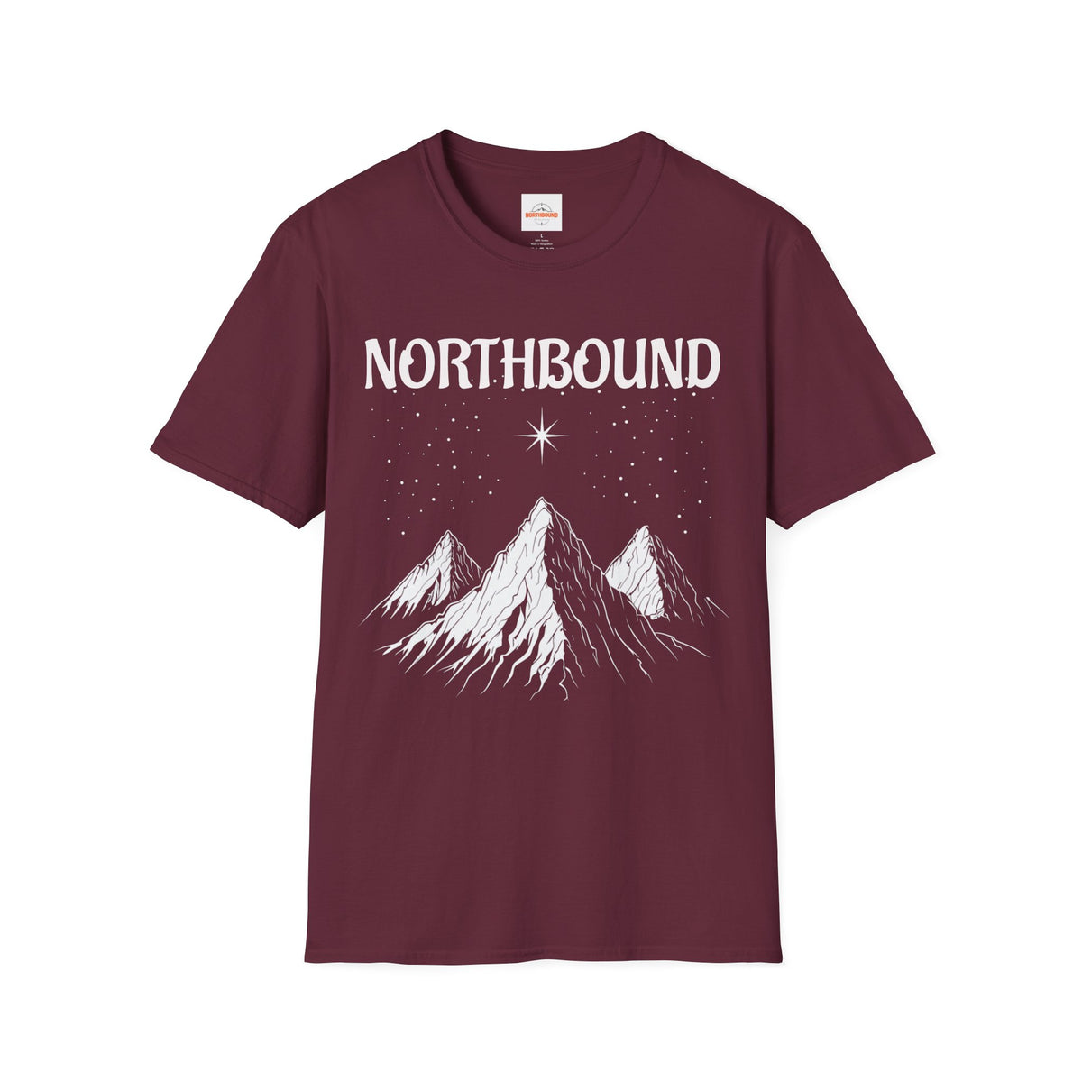 North Star T-Shirt  - Classic Plain Crewneck Tee