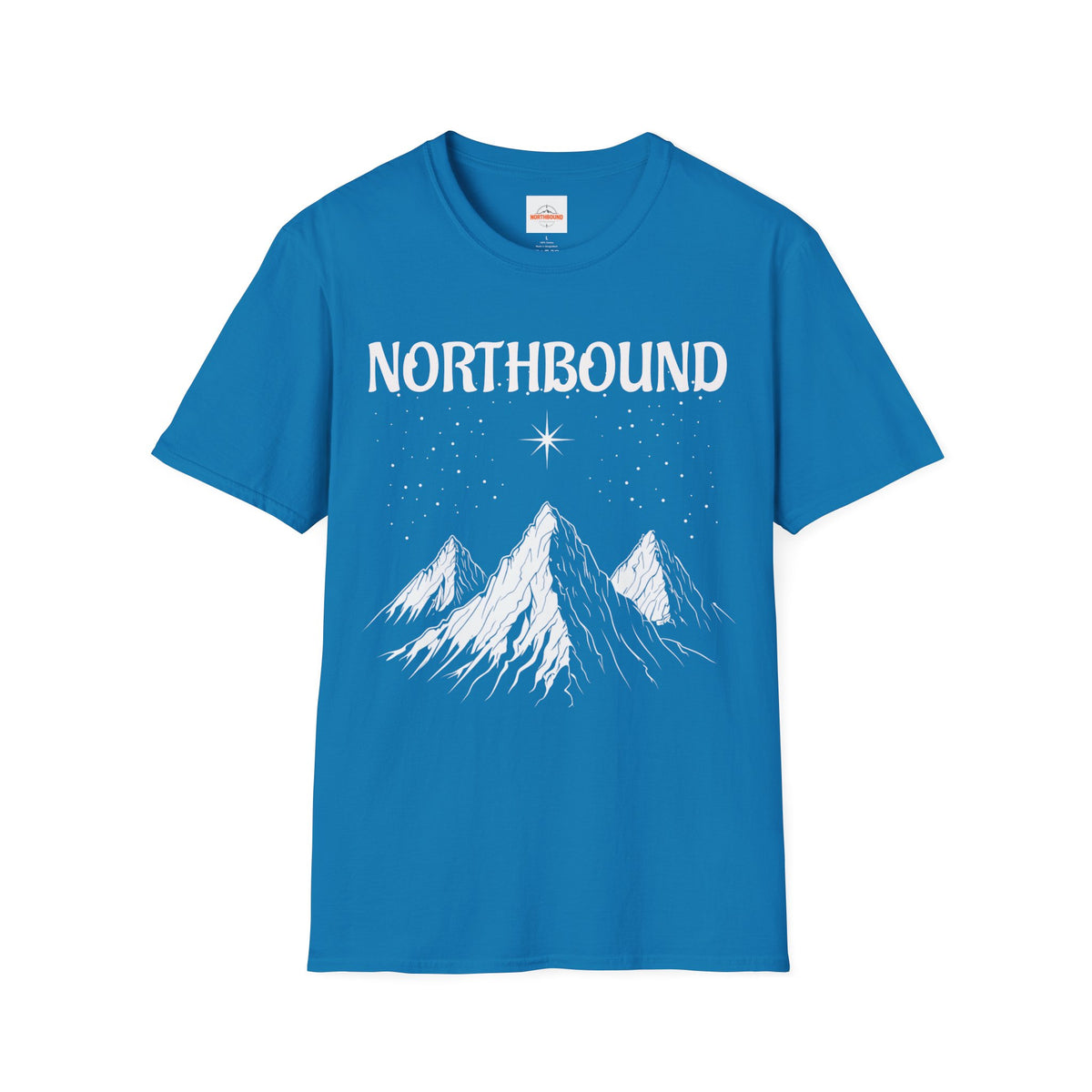 North Star T-Shirt  - Classic Plain Crewneck Tee