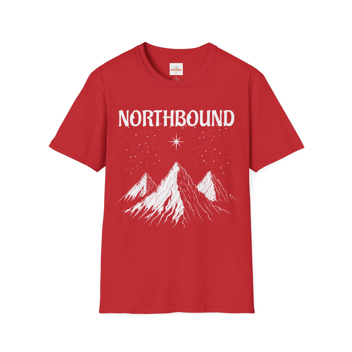 North Star T-Shirt  - Classic Plain Crewneck Tee
