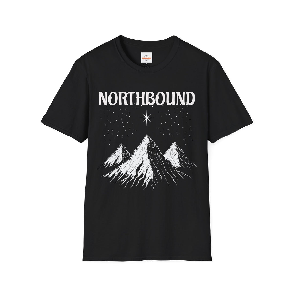 North Star T-Shirt  - Classic Plain Crewneck Tee