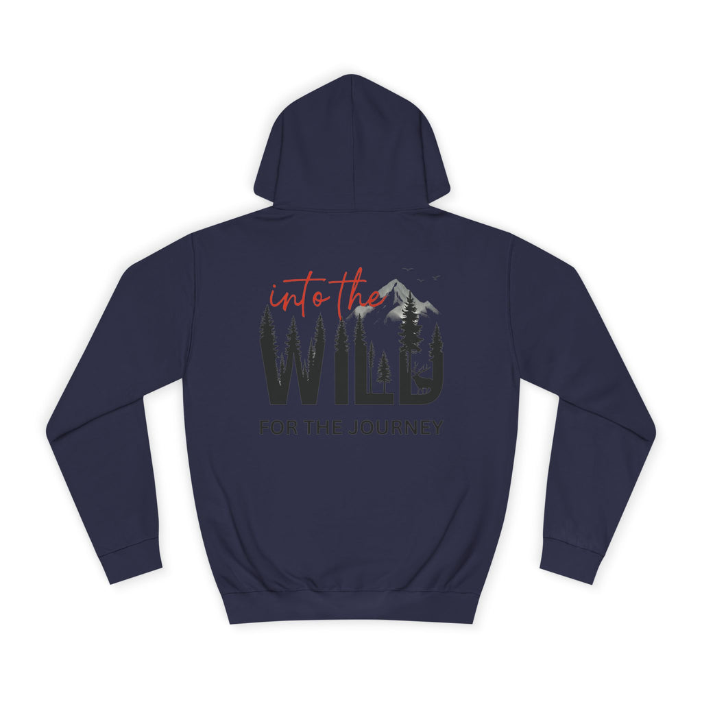 Into the Wild Hoodie – Adventure Graphic College Sweatshirt