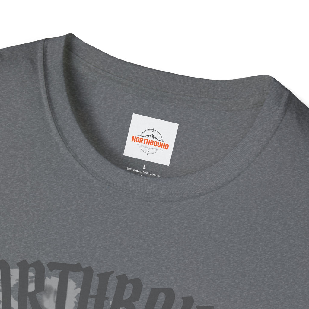 Northbound World Map T-Shirt — "Adventure Knows No Distance" Travel Tee