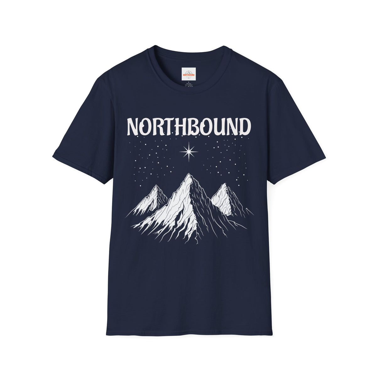 North Star T-Shirt  - Classic Plain Crewneck Tee