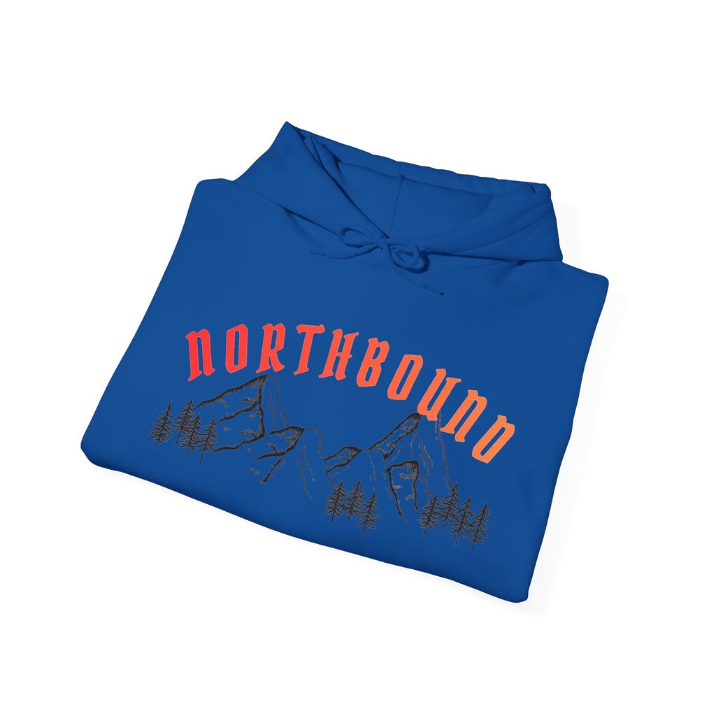 Northbound Mountain Compass Hoodie — Adventure Graphic Pullover