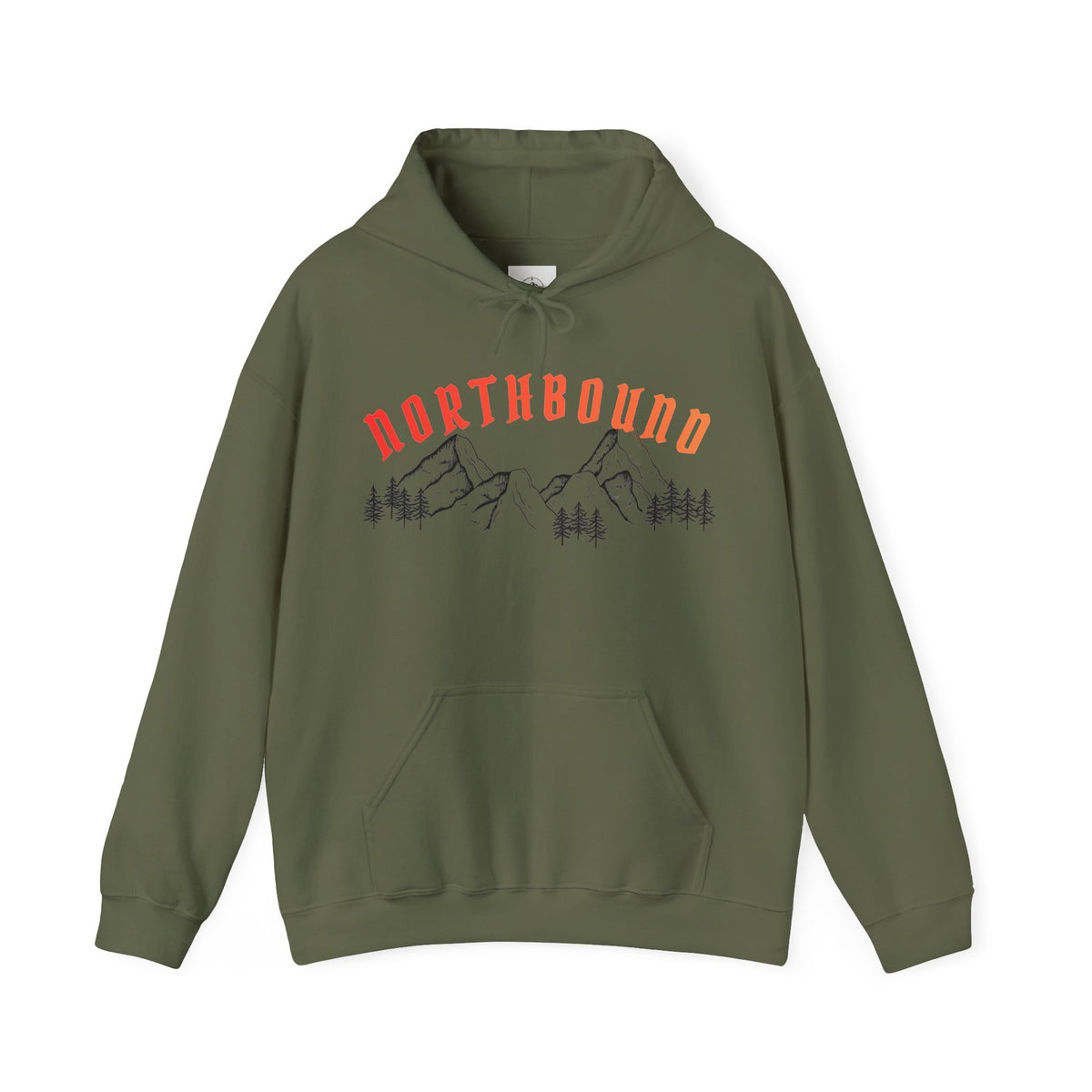 Northbound Mountain Compass Hoodie — Adventure Graphic Pullover