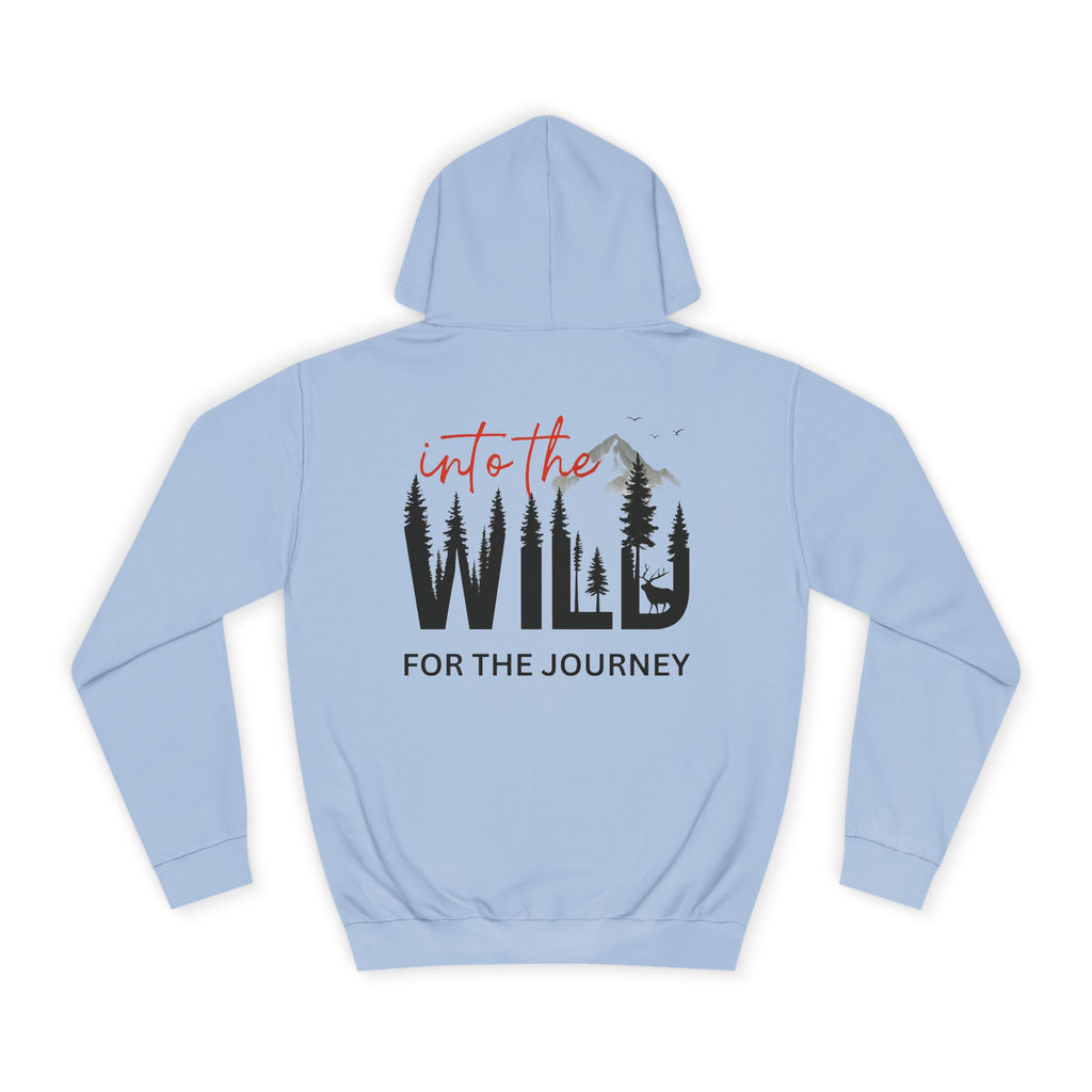 Into the Wild Hoodie – Adventure Graphic College Sweatshirt