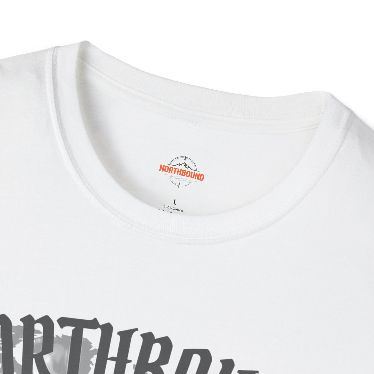 Northbound World Map T-Shirt — "Adventure Knows No Distance" Travel Tee