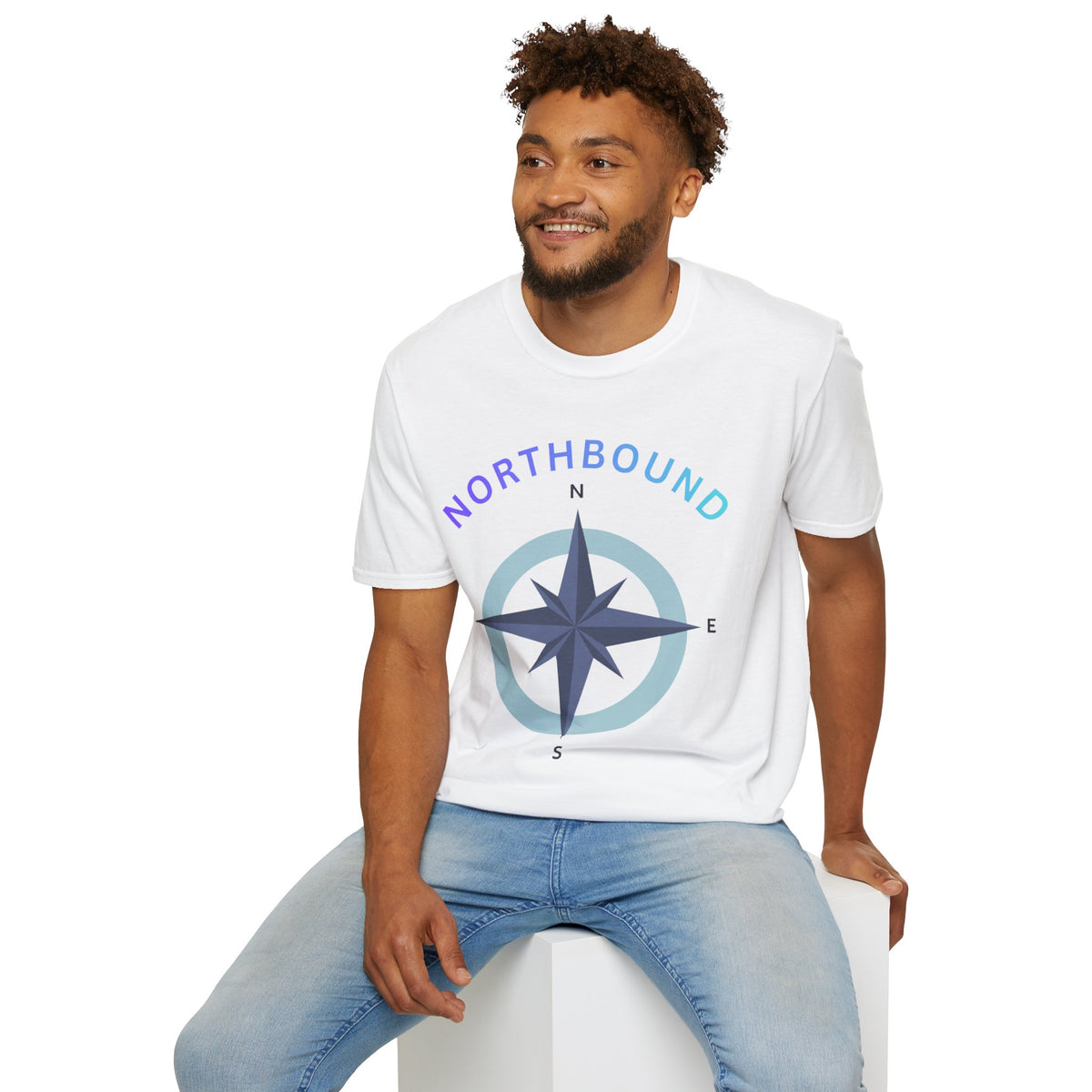 Northbound Compass T‑Shirt — Casual Adventure Graphic Tee