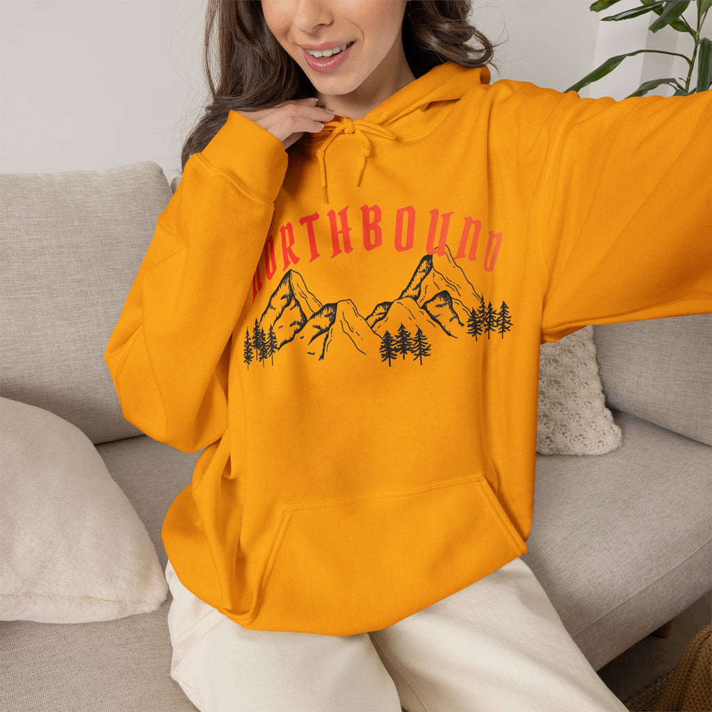 Northbound Mountain Compass Hoodie — Adventure Graphic Pullover