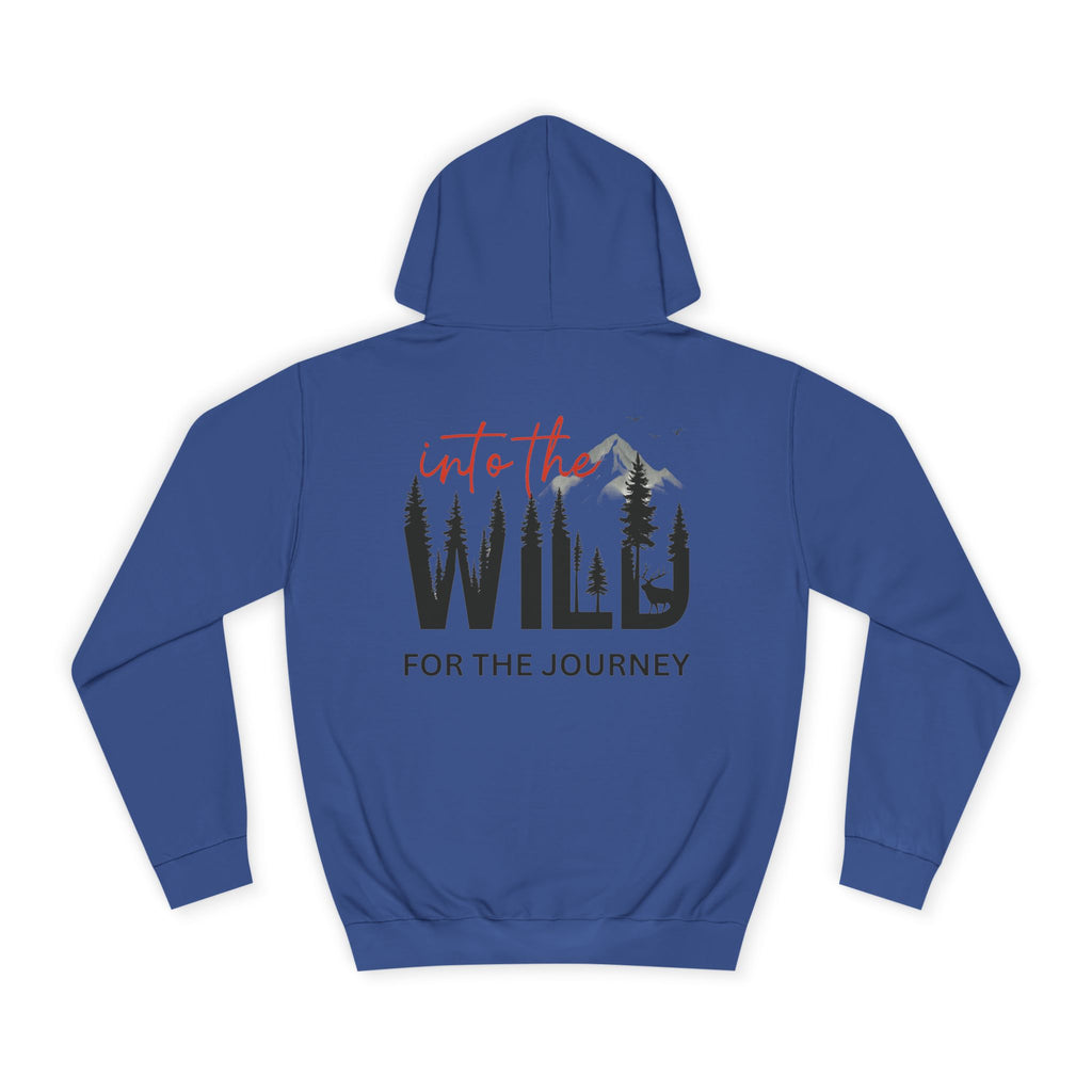 Into the Wild Hoodie – Adventure Graphic College Sweatshirt