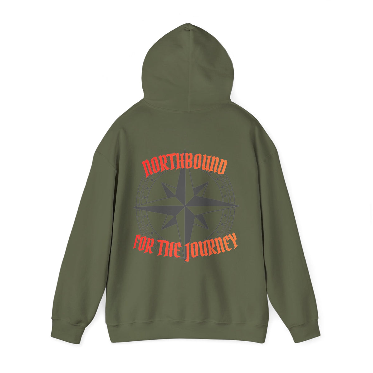 Northbound Mountain Compass Hoodie — Adventure Graphic Pullover