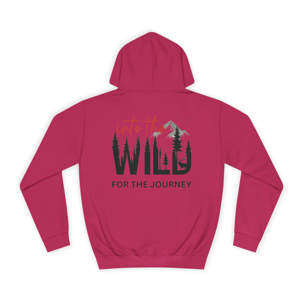 Into the Wild Hoodie – Adventure Graphic College Sweatshirt