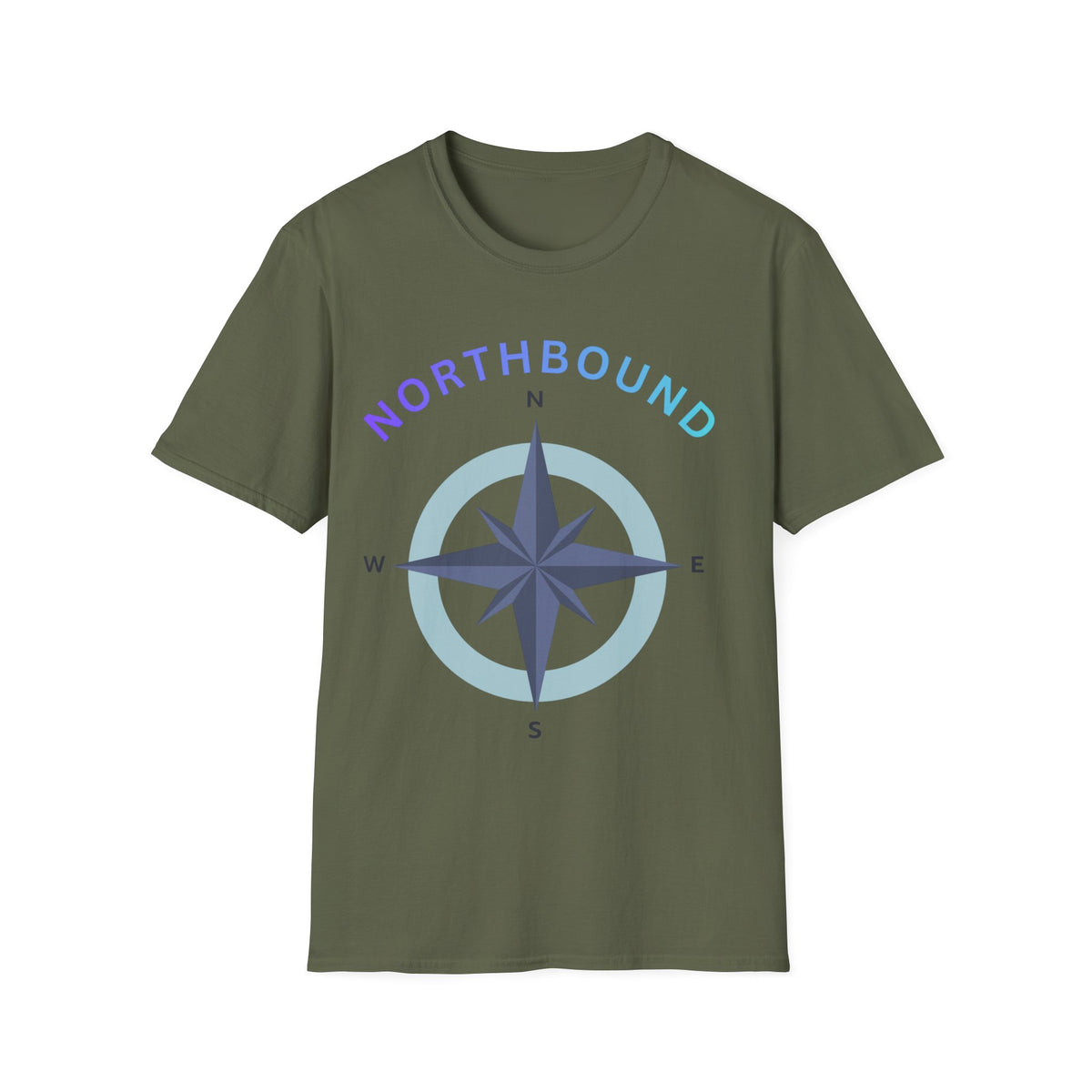 Northbound Compass T‑Shirt — Casual Adventure Graphic Tee