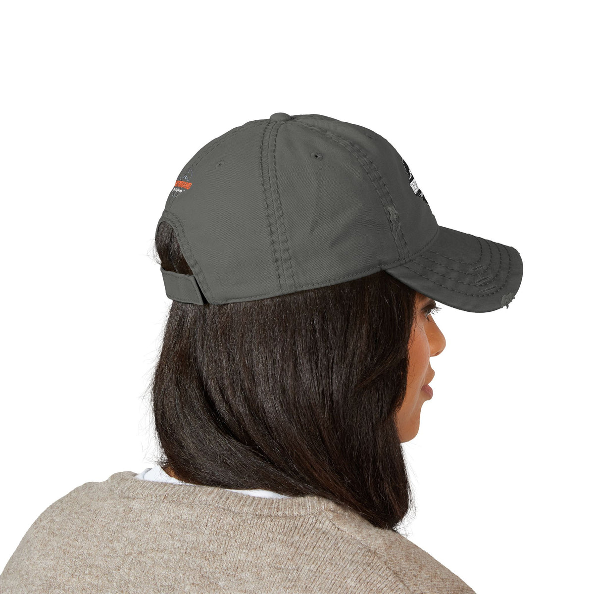 Distressed Embroidered 'Northbound' Dad Hat — Vintage Mountain Cap