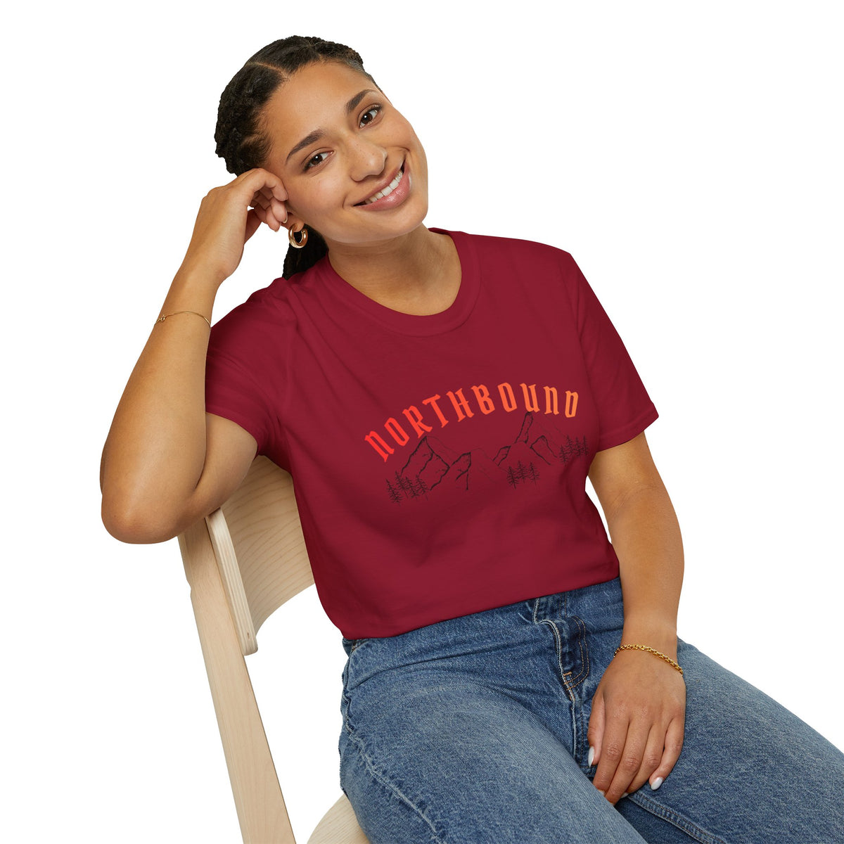 Northbound Mountain Graphic T-Shirt — Outdoor Adventure Travel Tee