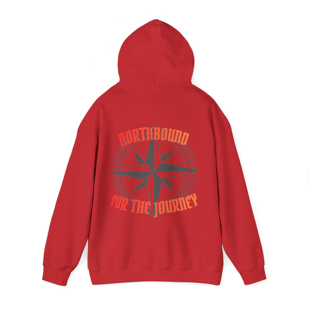 Northbound Mountain Compass Hoodie — Adventure Graphic Pullover