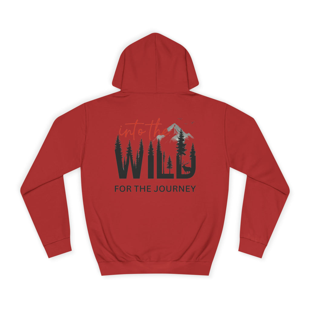 Into the Wild Hoodie – Adventure Graphic College Sweatshirt