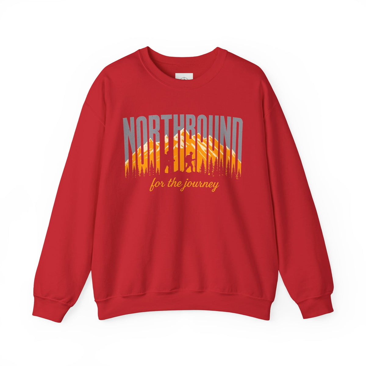 Northbound Crewneck Sweatshirt — 'Northbound for the Journey' Outdoor Adventure Pullover