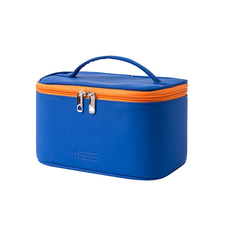 Large Easy-Clean PU Travel Makeup Bag