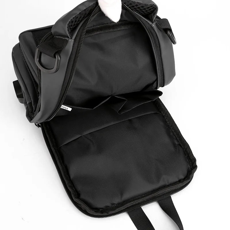 Waterproof Crossbody Bag for Men — USB Charging Anti-Theft Sling
