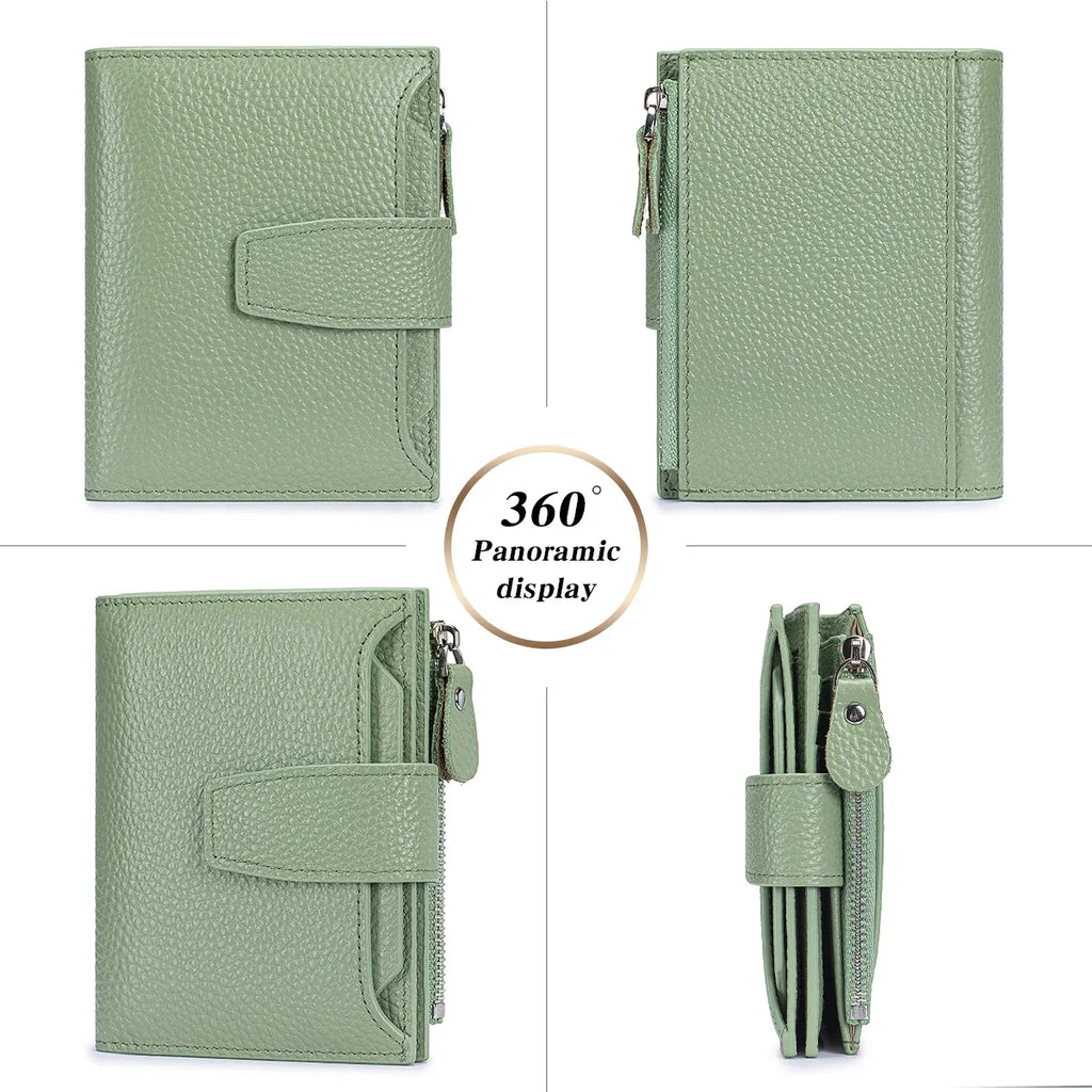 Women's Large-Capacity RFID Leather Wallet