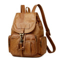 Retro Casual Travel Backpack — Waterproof Foldable Polyester Rucksack