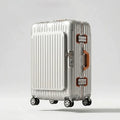 Carry-On Suitcase with Front Pocket — TSA Lock Rolling Luggage 20/24/28"
