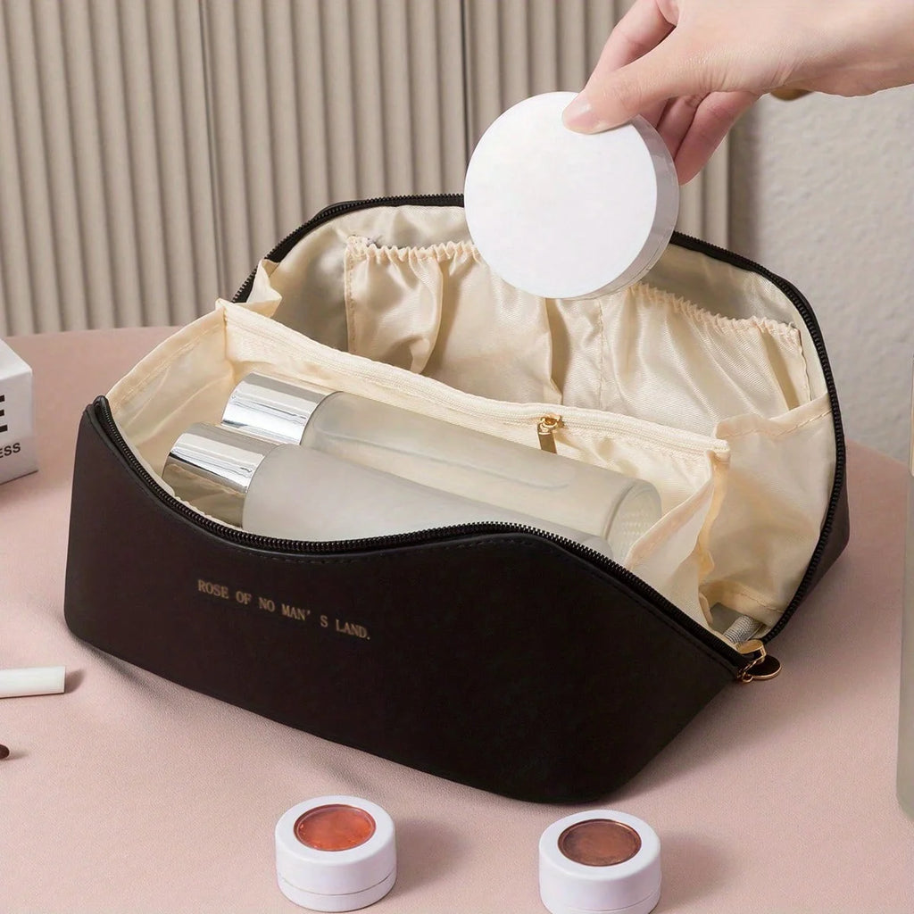 Zip-Around Travel Cosmetic Case