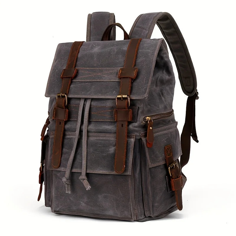Vintage Canvas Laptop Backpack