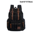 Retro Canvas Laptop Backpack — Vintage 36–55L Travel Rucksack