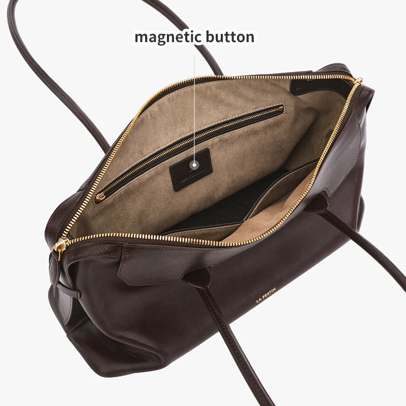 Northbound Leather Tote Bag