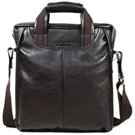 Canvas & Leather Messenger Bag