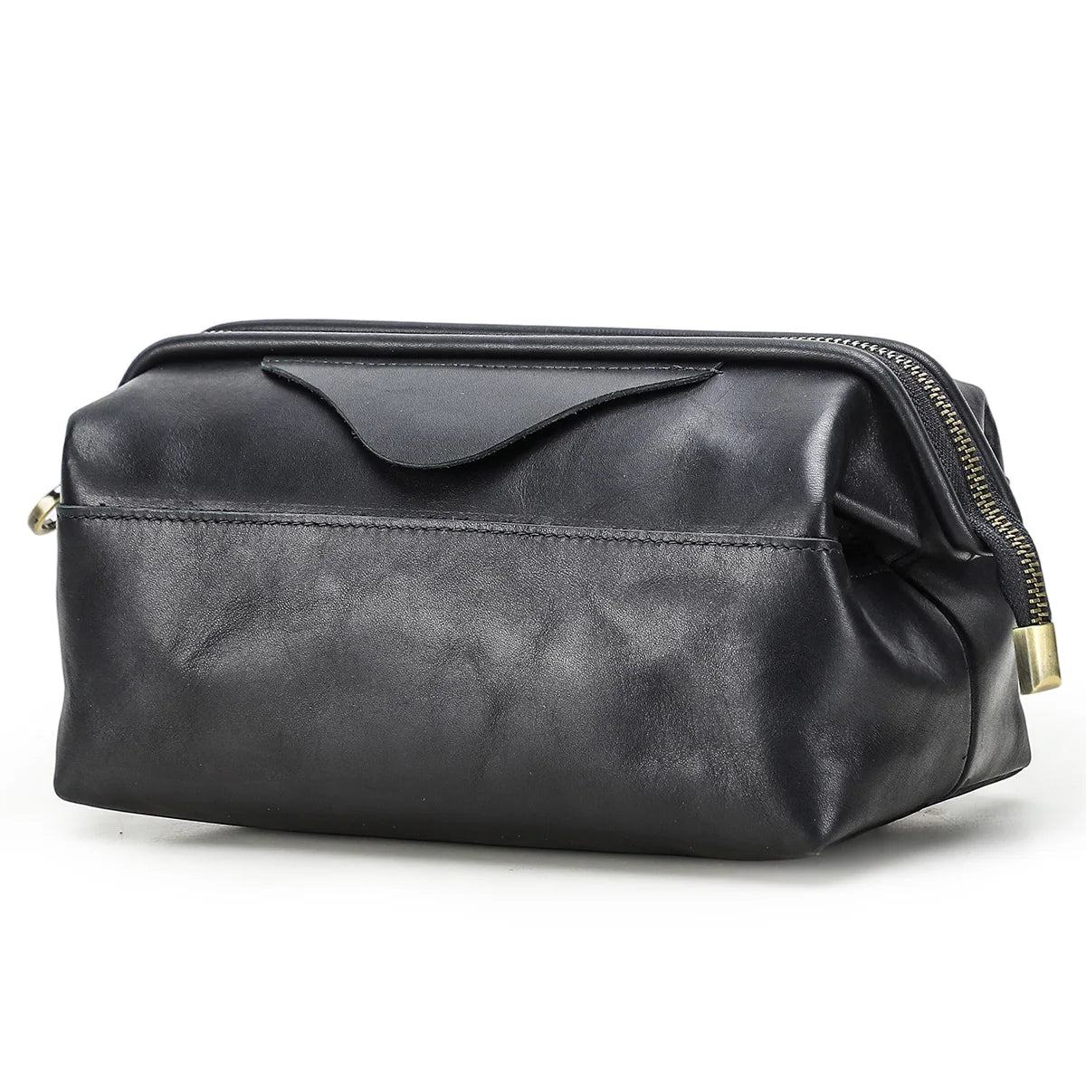 Northbound Travel Tech Clutch — Genuine Leather Cable & Accessory Organiser