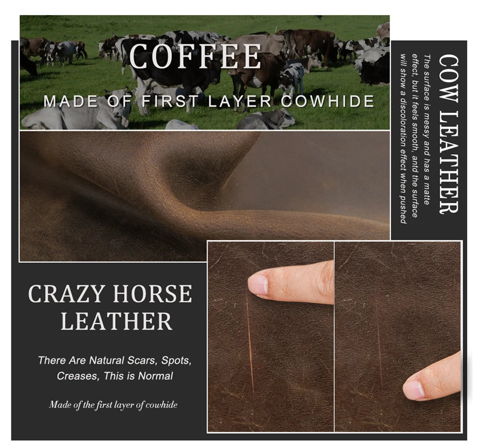 Leather Family Passport Wallet with AirTag Slot