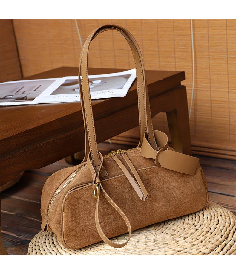 Women's Suede Shoulder Bag