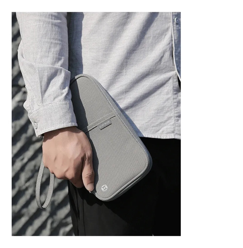 Family Travel Document Wallet – Waterproof Passport & Card Organiser