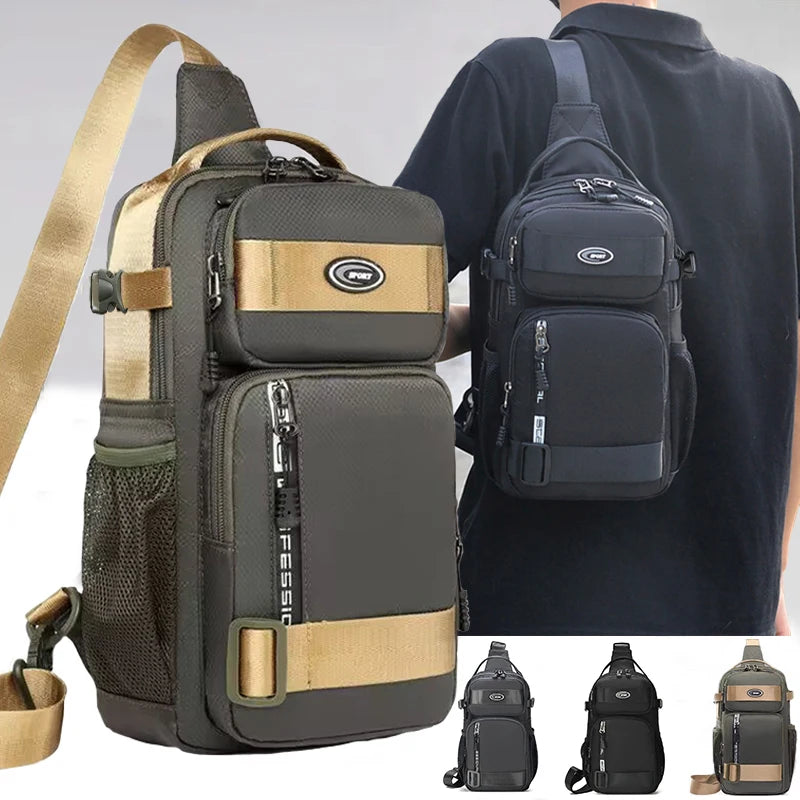 Lightweight Crossbody Sling Bag — Large Capacity Casual Shoulder Bag