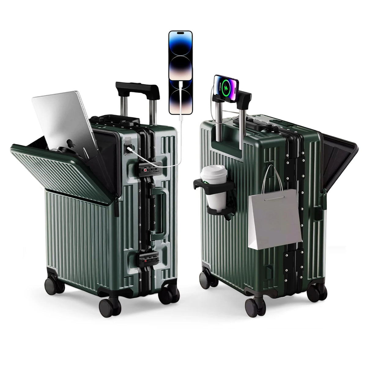 Northbound Hard Shell Suitcase — Lightweight Aluminium Frame Travel Case