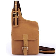 Canvas & Leather Messenger Bag