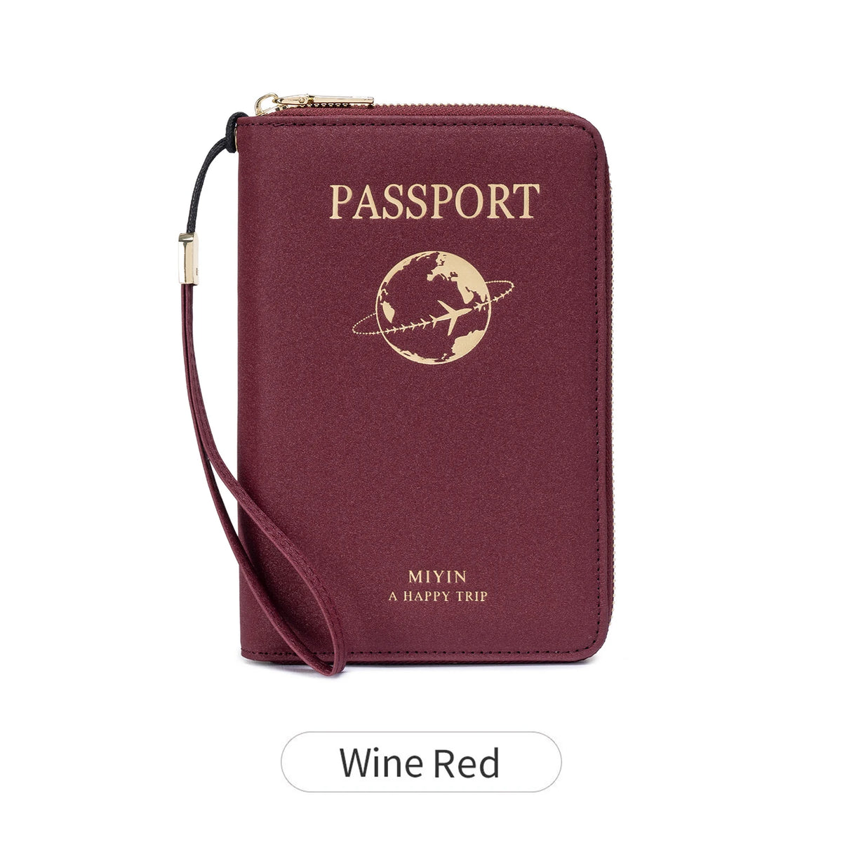 RFID Anti-Theft Zipped Passport Holder & Travel Organiser – Unisex