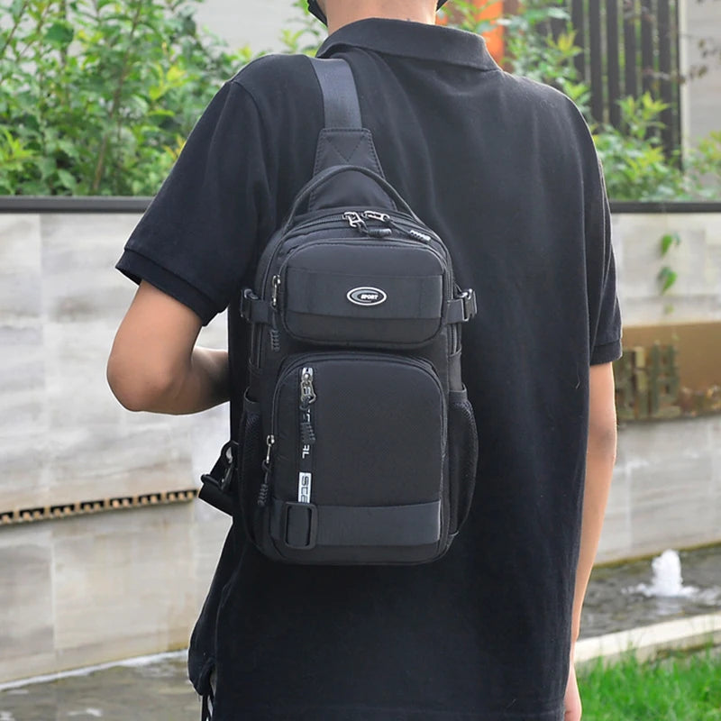 Lightweight Crossbody Sling Bag — Large Capacity Casual Shoulder Bag