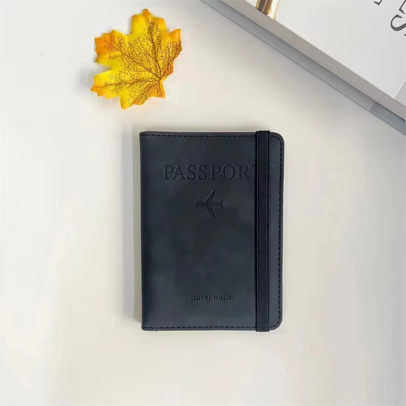 Passport Book Holder for Men & Women – Travel Wallet & Cover Case